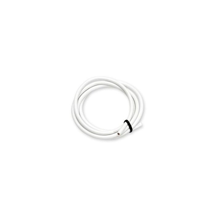 WHITE 20G silicone cable 1M