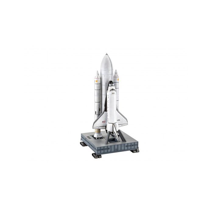 Cadeauset Space Shuttle & Booster Raketten, 40th. Revell modelbouwpakket met basisaccessoires