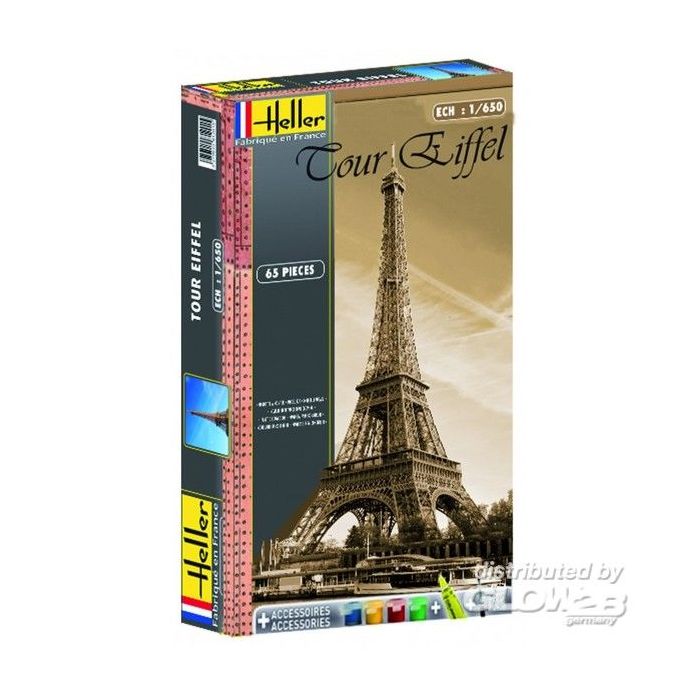 Coffret Tour Eiffel(peinture,colle et pi pinceau fournis)