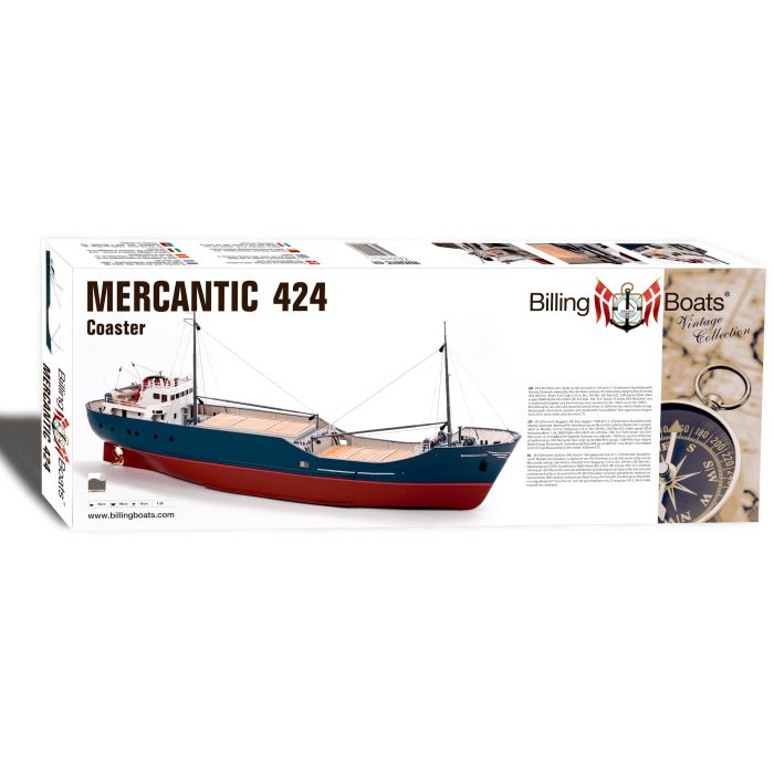 koop BB424 Mercantic by Billing Boats for only € 479,00 in Boten at Bliek Modelbouw, Bliek Modelbouw. Beschikbaar