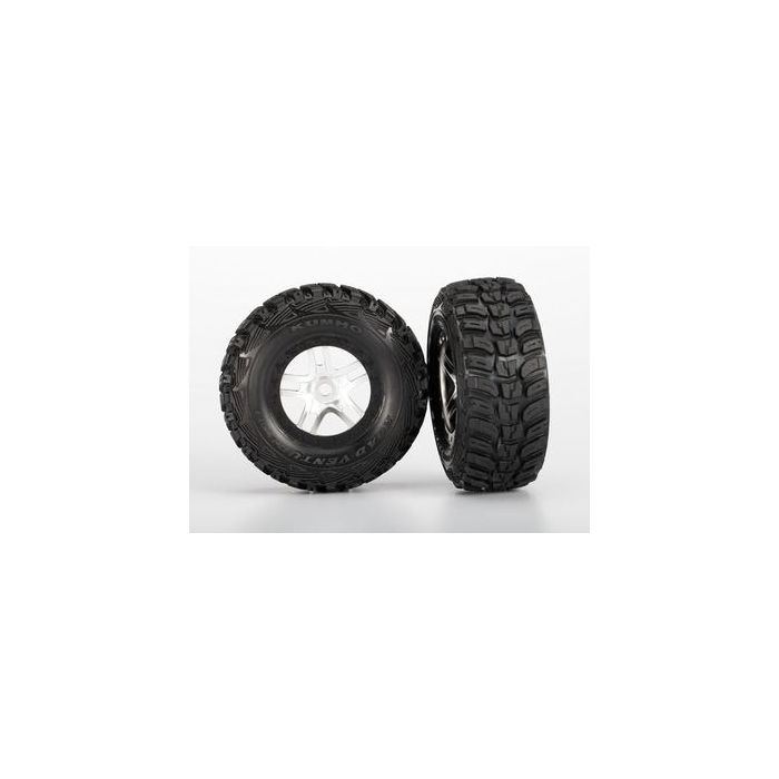 Tires & Wheels Kumho/S-Spoke Chrome-Black (14mm) (2)