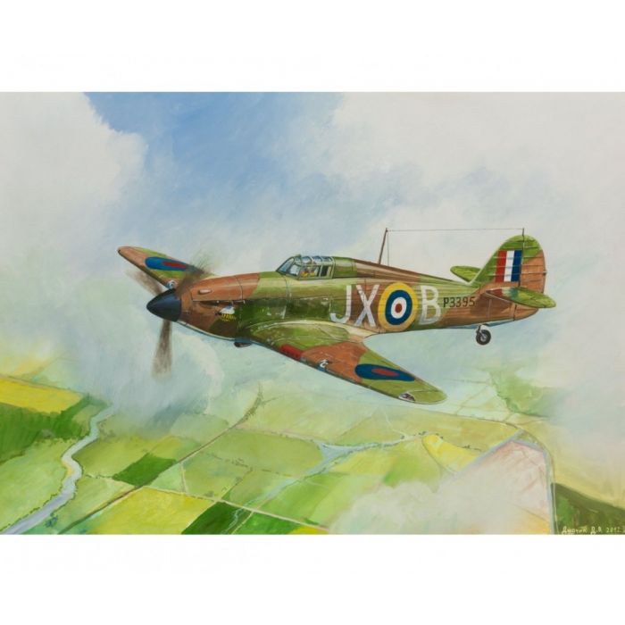 1:144 British Fighter "Hurricane Mk-1"