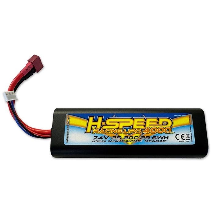 Lipo 4000MAH 7.4V  29.6WH Racing Accu met Dean aansluiting