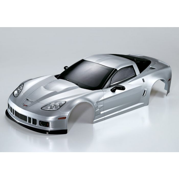 Corvette GT2 Karosserie für 1/7 Silber RTU