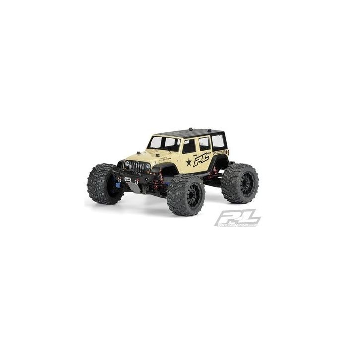 Body Jeep Wrangler (Clear) Revo/ Maxx/ Summit/ Savage#