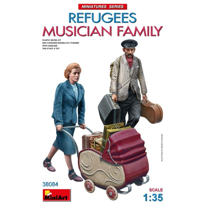 Miniart  1/35 REFUGEES MUSICIAN FAMILY 