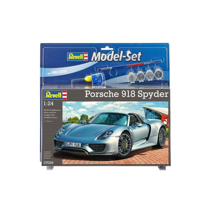 Model Set Porsche 918 Spyder Revell modelbouwpakket met basisaccessoires