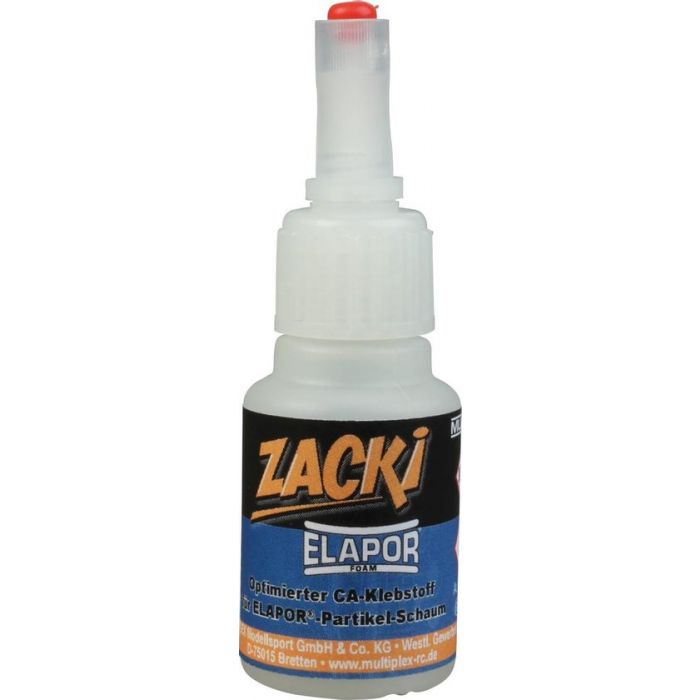 Multiplex Zacki 2 ELAPOR 20g (Fles) (secondenlijm)