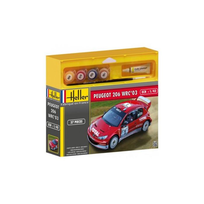 Heller 1:225 Peugeot 206 WRC 03