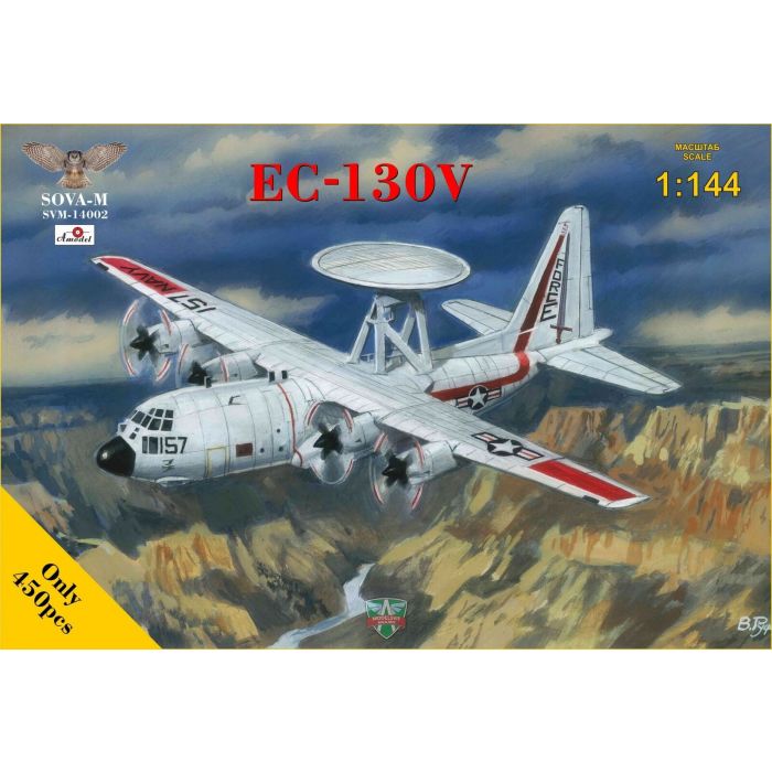 Modelsvit: EC-130V Hercules (AWACS vers.) in 1:144 