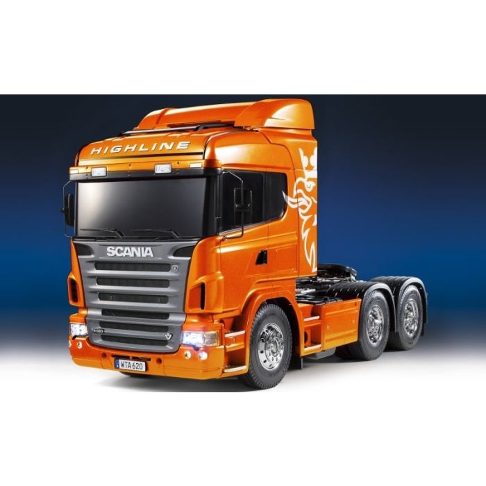 XB Scania R620 metallic orange Full Option incl. MFC-01, 2.4Ghz