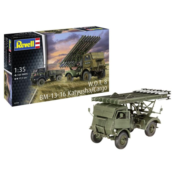 W.O.T. 8 BM-13-16 Katyusha/Cargo Revell modelbouwpakket