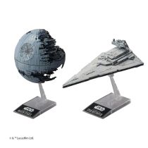 BANDAI Death Star II & Imperial Star Destroyer Bandai modelbouwpakket Star Wars