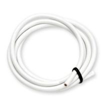 WHITE 20G silicone cable 1M