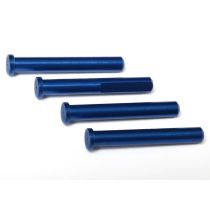 Hoofdas 7075-T6 aluminium blauw met schroeven (4)