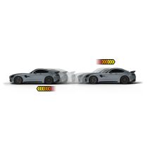 Build 'n Race Mercedes-AMG GT R, grijs  Auto-bouwpakket met terugtrek-motor voor 4+ jaar