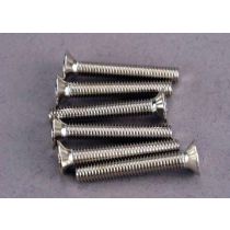 TRX2590, Screws, 3x20mm countersunk machine screws (6)