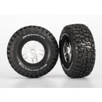 Tires & Wheels BFGoodrich/S-Spoke Chrome-Black (14mm) (2)