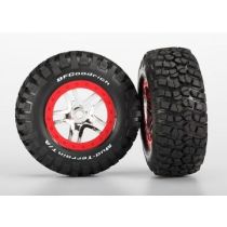 Tires & Wheels BFGoodrich/S-Spoke Chrome-Red (14mm) (2)