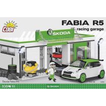 Cobi 525 Pcs Cars/24580/Skoda Fabia R5 Racing Garage