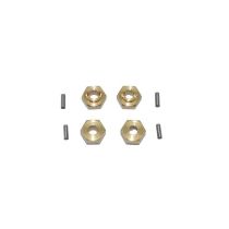 BRASS  HEX ADAPTERS 3MM THICK-8PC SET