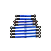 Spurstangen-Set 6061-T6 Aluminium blau