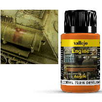Vallejo Weathering Effects Engine Effect Diesel Stains 40 ml