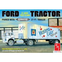 1:25 AMT 1221 FORD C-900 HOSTESS TRUCK WITH TRAILER