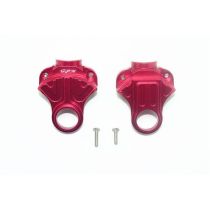 ALUMINUM FRONT/REAR DIFFERENTIAL YOKE -4PC SET red