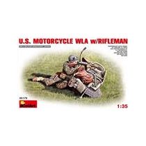 U.S.MOTORCYCLE WLA WITH RIFLEMAN