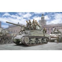 M4A1 SHERMAN WITH INFANTRY 1:35 