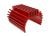 Heatsink 6061-T6 aluminum red for Motor Titan 87T
