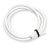 WHITE 14G silicone cable 1M