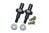 #45 HARDEN STEEL FRONT WHEEL AXLE - 6PC SET