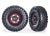 Canyon Trail 5.3x2.2 tires on TRX-4 rims grey/red (2)