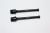 STEEL #45 REAR DRIVE SHAFTS -2PC SET black