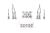 SCALE Acs stnl-steel SLIP PROOF TREAD TRX4 DEFENDER-62PCS