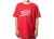 SLVR T-shirt rood/Slash Logo zwart/wit M