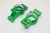 ALUMINUM REAR KNUCKLE ARMS WITH COLLARS 2PC SET green