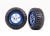 BFGoodrich T/A KM2 banden op velgen chroom/blauw (2)