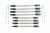 STAINLESS STEEL ADJUSTABLE TIE RODS -24PC SET