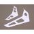 koop Stabilizer/Fin Set, White: B450, 330X, 330S by Horizon for only € 8,99 in Horizon Blade at Bliek Modelbouw, Bliek Modelbouw. Beschikbaar
