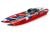 TRAXXAS DCB M41 rood/blauw 40 inch catamaran raceboot