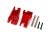 Wheel carrier HD l/r red for TRX9180, TRX9181, TRX9182