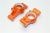 ALUMINUM REAR KNUCKLE ARMS WITH COLLARS 2PC SET orange