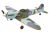 Mini Spitfire MK II RTF – 450mm – Blauw/Groen – Incl. 2 accu’s