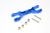 ALUMINIUM STEERING BELLCRANK SUPPORT - 1PC blue