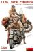 1/35 U.S. SOLDIERS WITH WLA MOTORCYCLES WWII 