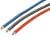 Siliconenkabel rood/zwart/blauw 4.0mm2 per stuk 30cm