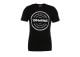 T-shirt zwart/logo wit XXXL